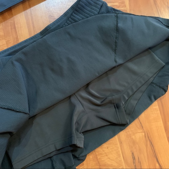 Adidas Primeblue Knit Dgh Solid Gray Womens Tennis Skirt / Skort Large - Picture 4 of 8